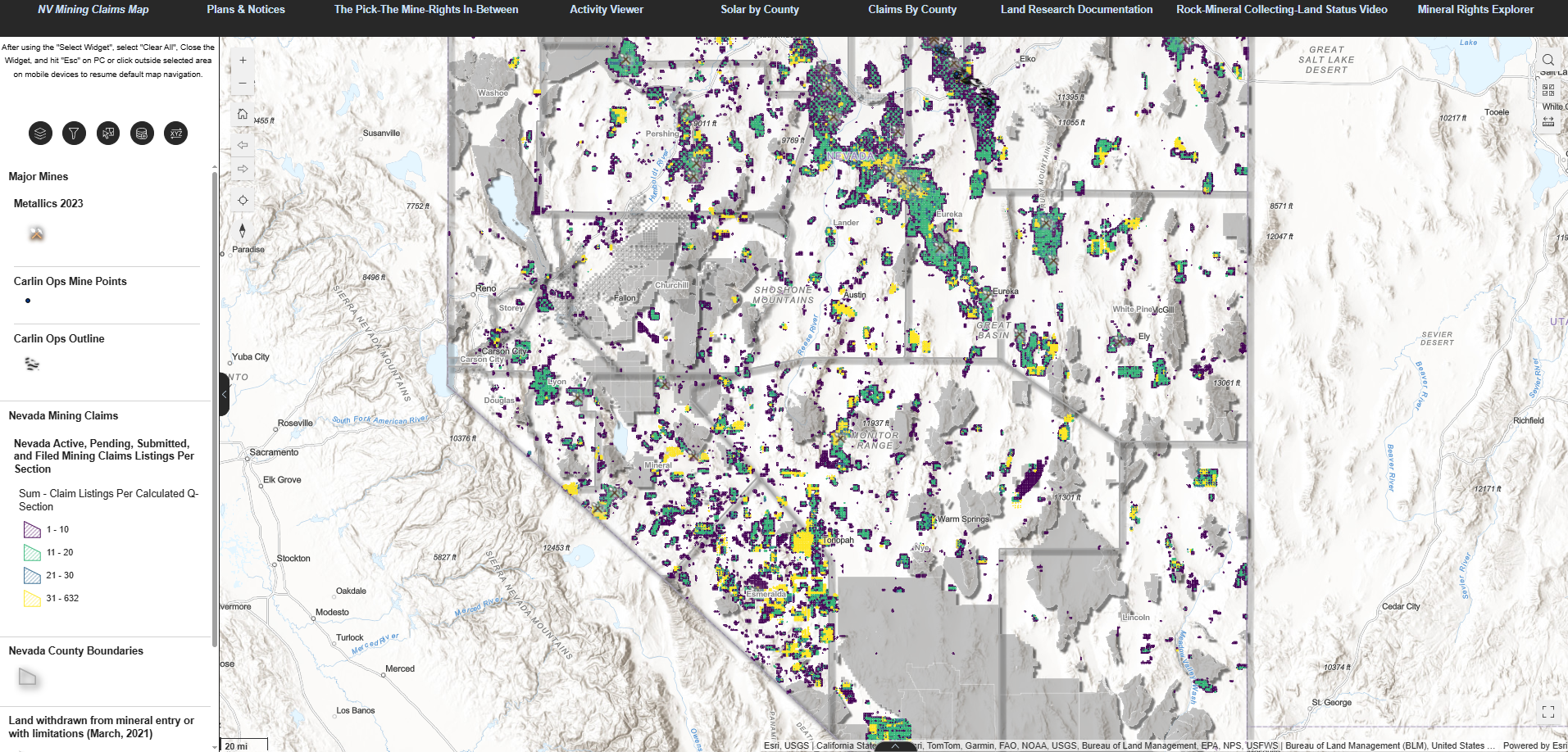 Picture of the NDOM open Data Site to give an example of what one will see